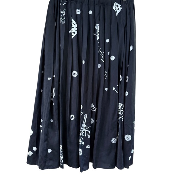 Yoshi Kondo Black Patterned Maxi Skirt - Picture 3 of 9